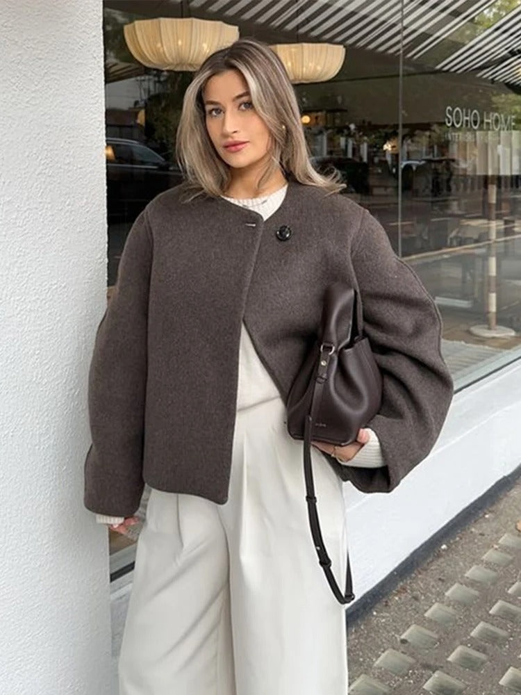 Preston Old Money Strick Sweatshirt Jacke