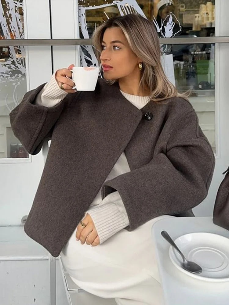 Preston Old Money Strick Sweatshirt Jacke