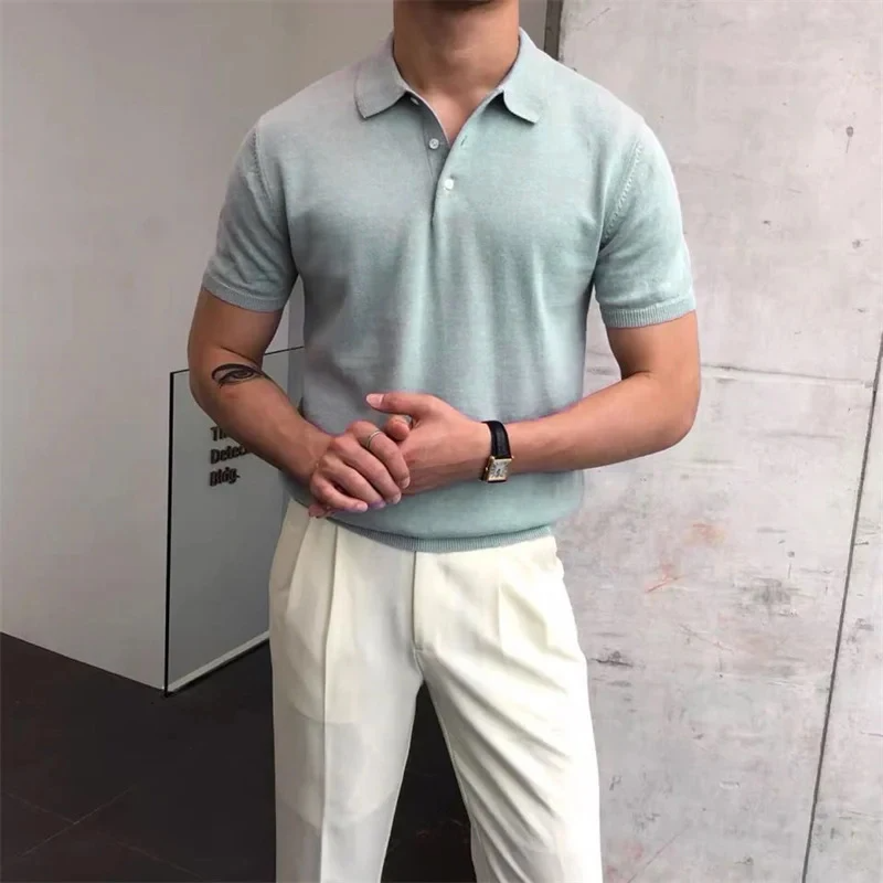 Preston Slim V-Neck Polo
