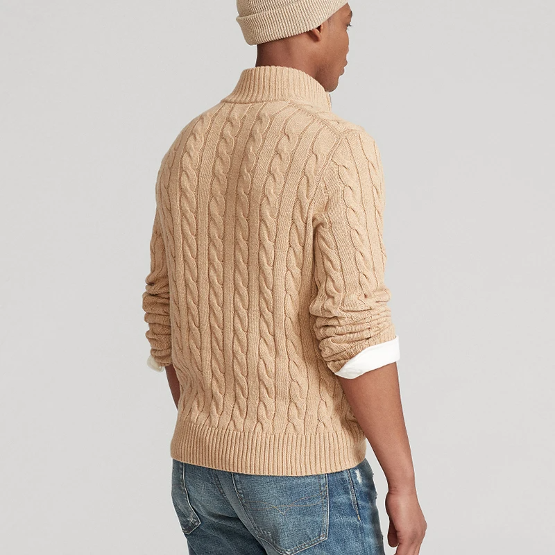 Preston Zipped Cable Sweater