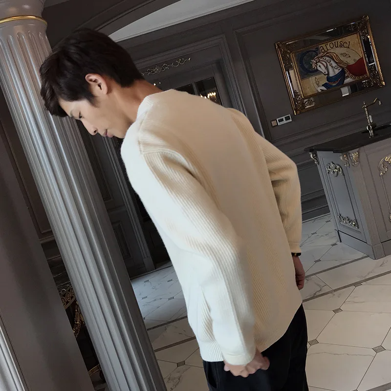 Preston Strickjacke ohne Kragen