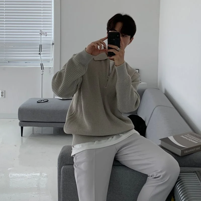 Preston Zipped oversized Sweater