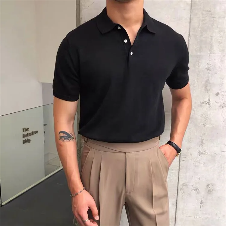 Preston Slim V-Neck Polo