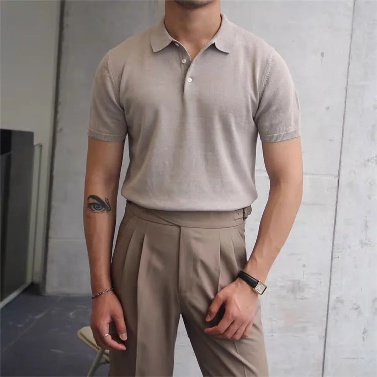 Preston Slim V-Neck Polo