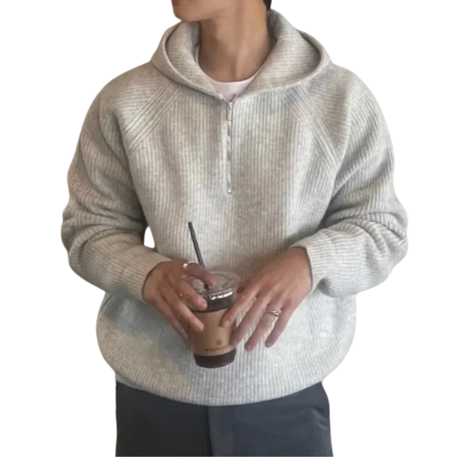Preston Semi Zip Hoddie