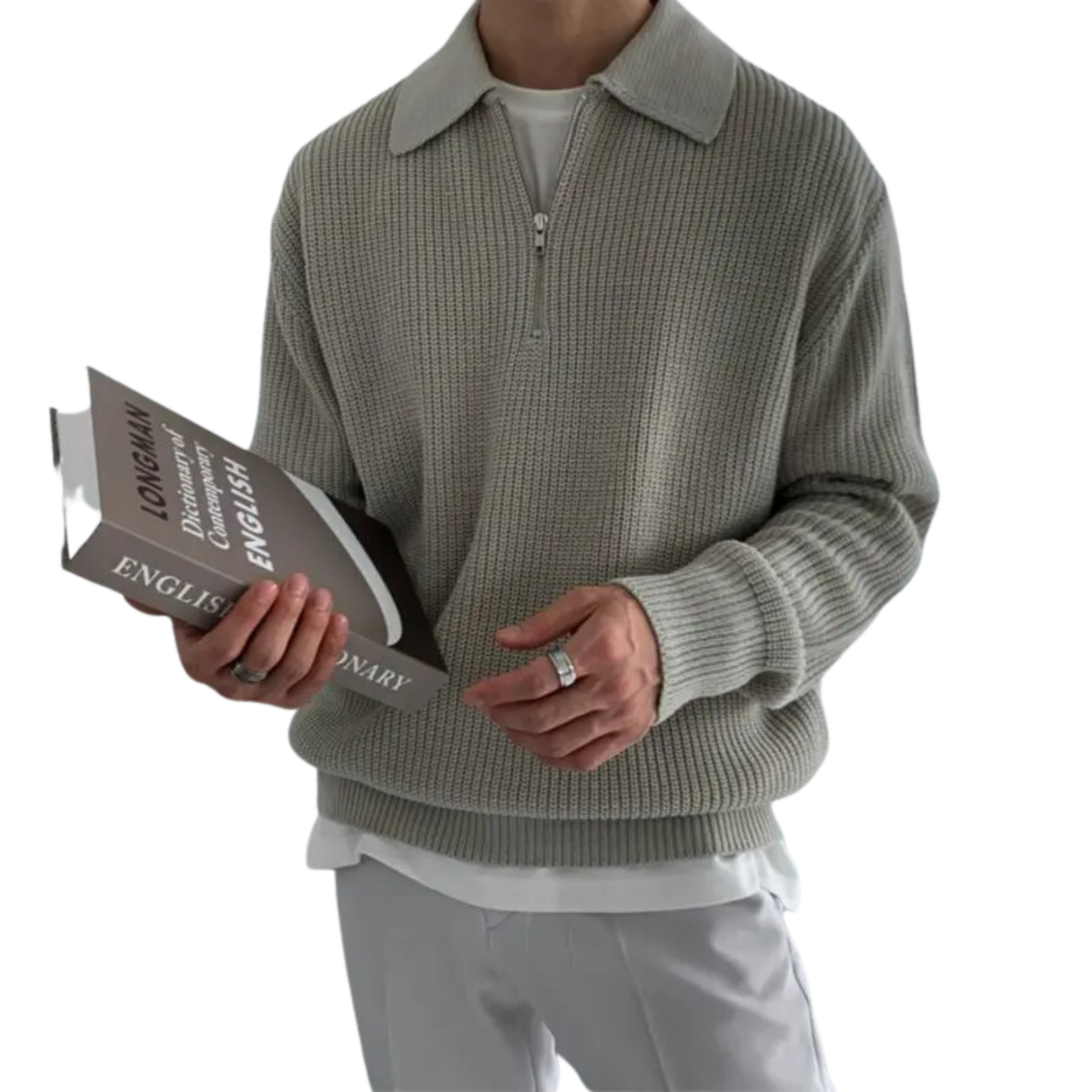 Preston Zipped oversized Sweater
