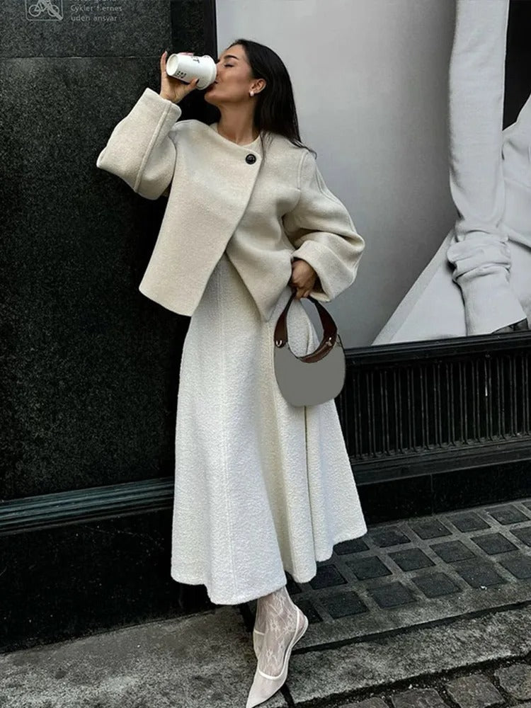 Preston Old Money Strick Sweatshirt Jacke